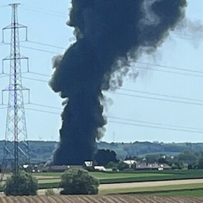 ETRO contributes to ENACT air-quality monitoring after industrial fire near Brussels